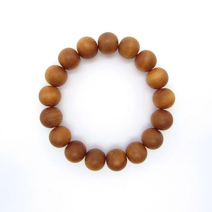 Japanese precious wood - Taxus Cuspidata Yew 12mm  bracelet natural stones Health wealth stones