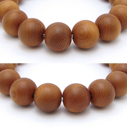 Japanese precious wood - Taxus Cuspidata Yew 12mm  bracelet natural stones Health wealth stones