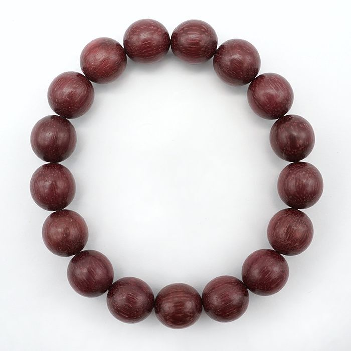World wood (Brasil)- Purpleheart 12mm bracelet  natural stones Health wealth