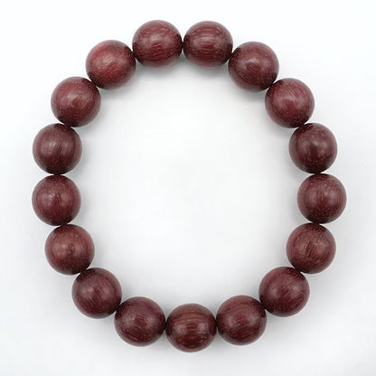 World wood (Brasil)- Purpleheart 12mm bracelet  natural stones Health wealth