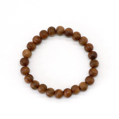 Reiju (Mt. Koya sando Japanese Cedar) 8mm - Japanese precious wood -  Bracelet natural stones Health tree stones
