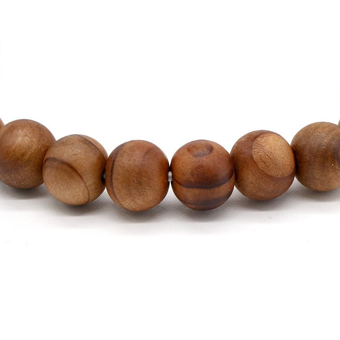 Reiju (Mt. Koya sando Japanese Cedar) 8mm - Japanese precious wood -  Bracelet natural stones Health tree stones