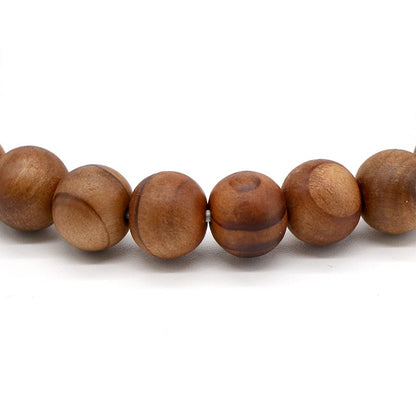 Reiju (Mt. Koya sando Japanese Cedar) 8mm - Japanese precious wood -  Bracelet natural stones Health tree stones