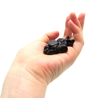 Japanese Stone Pebbles - Vermillion Obsidian - purification design interior bracelet made in japan