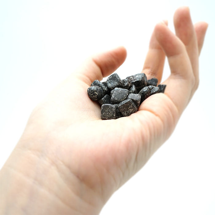 Japanese Stone Pebbles - ONTAKE Black Stone - purification design interior bracelet made in japan