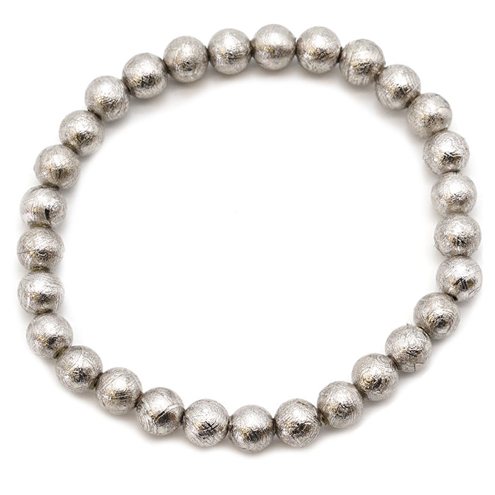 Gibeon Bracelet 6mm Bead, Silver-Plated