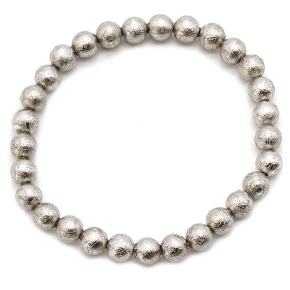 Gibeon Bracelet 6mm Bead, Silver-Plated