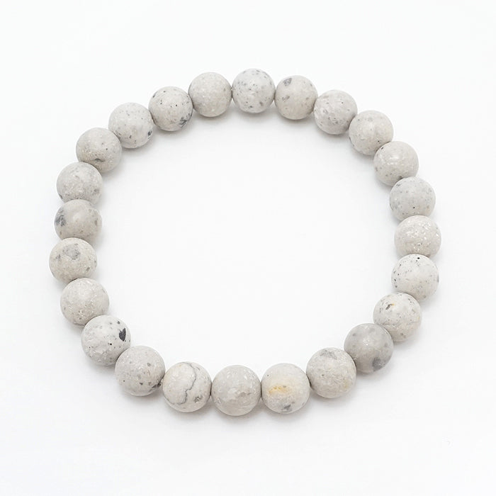 Japan Stones : Bizen Sericite 8mm bracelet natural stones Health wealth stones