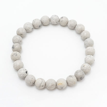 Japan Stones : Bizen Sericite 8mm bracelet natural stones Health wealth stones