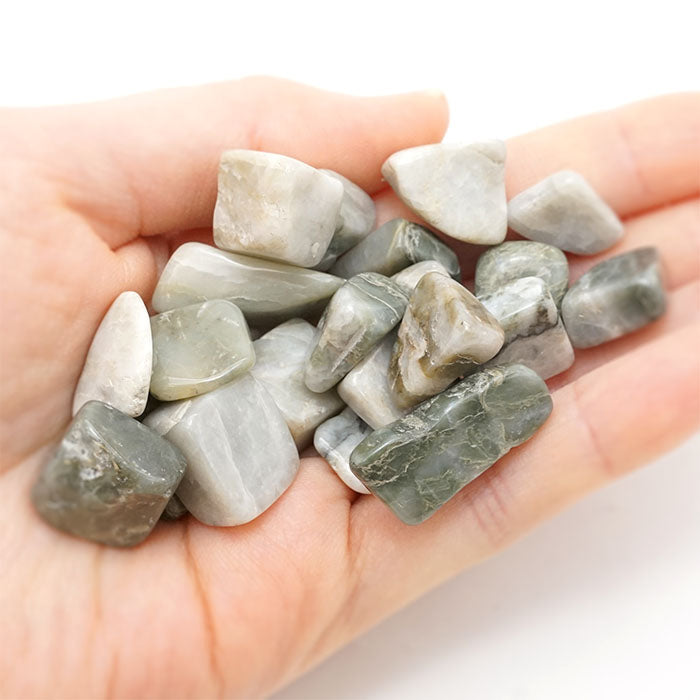 Japanese Stone Pebbles - YAMATO YOSHINO Stone Green - purification design interior bracelet made in japan