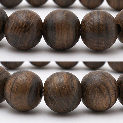 Jindai Oak 10mm 手鍊 - 日本名貴木材 - 手鍊天然寶石 健康樹寶石