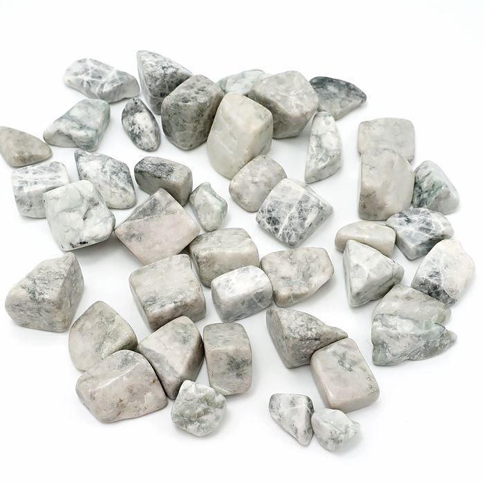 Japanese Stone Pebbles - Itoigawa Jade White - purification design interior bracelet made in japan
