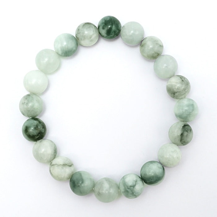 Itoigawa Jade blue 10mm bracelet (One-of-a-kind) Japan Stone [12011001091502408007]