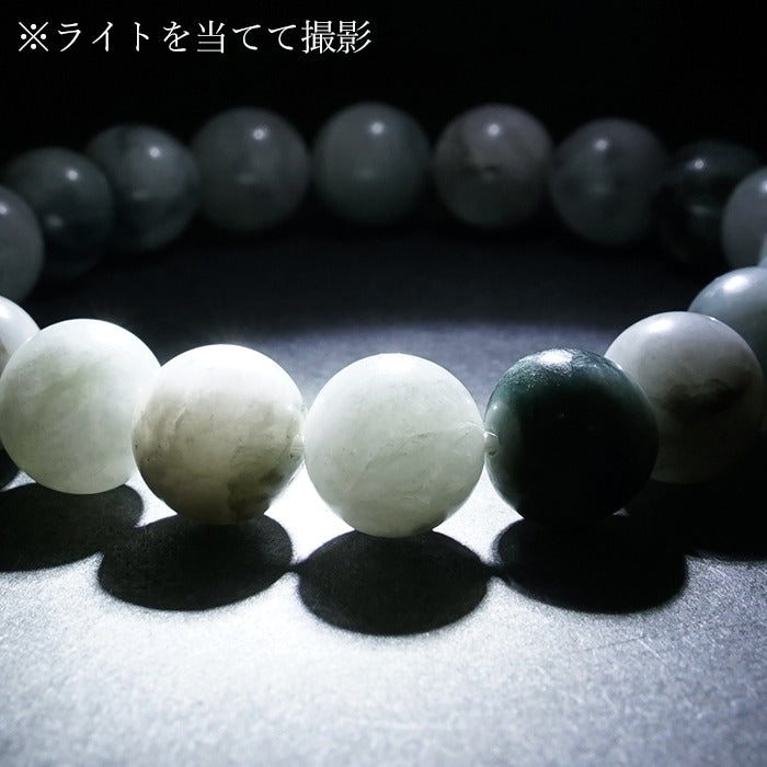 Itoigawa Jade blue 10mm bracelet (One-of-a-kind) Japan Stone [12011001091502408007]