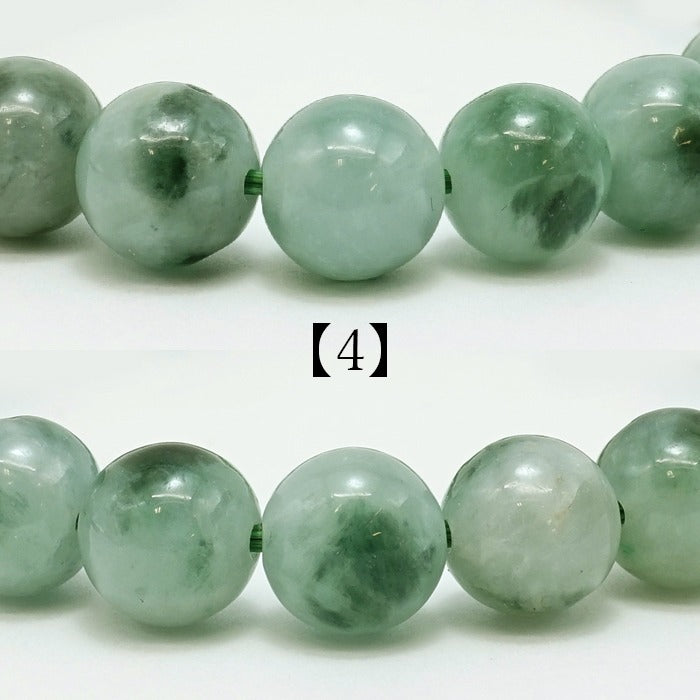 Itoigawa Jade ice type 9.5mm bracelet (One-of-a-kind) Japan Stone [12010901091502309004]