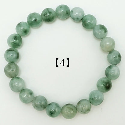 Itoigawa Jade ice type 9.5mm bracelet (One-of-a-kind) Japan Stone [12010901091502309004]