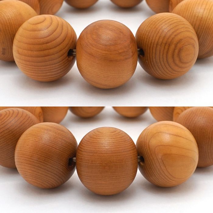 Japanese precious wood - Taxus Cuspidata Yew 21mm  bracelet natural stones Health wealth stones