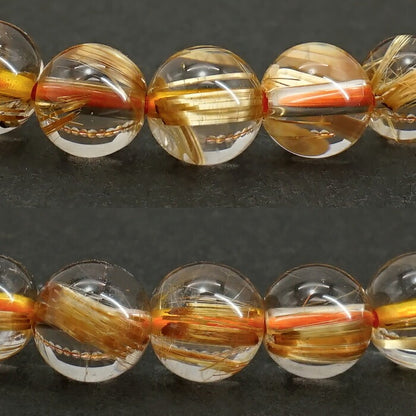 Titin Rutile Quartz 7.2mm bracelet (One-of-a-kind) [01010701007602205009]