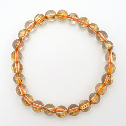 Titin Rutile Quartz 7.2mm bracelet (One-of-a-kind) [01010701007602205009]