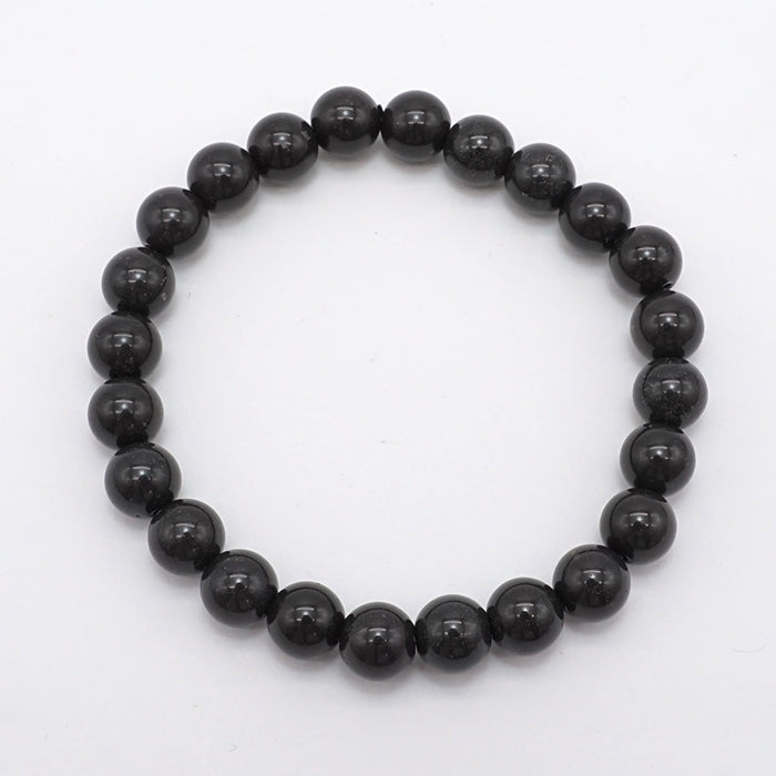 Japan Stones : Nachi Guro 8mm bracelet natural stones Health wealth stones