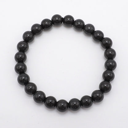 Japan Stones : Nachi Guro 8mm bracelet natural stones Health wealth stones