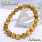 Gold Rutilated Quartz 9.5mm bracelet (One-of-a-kind) [01010901007602310006]