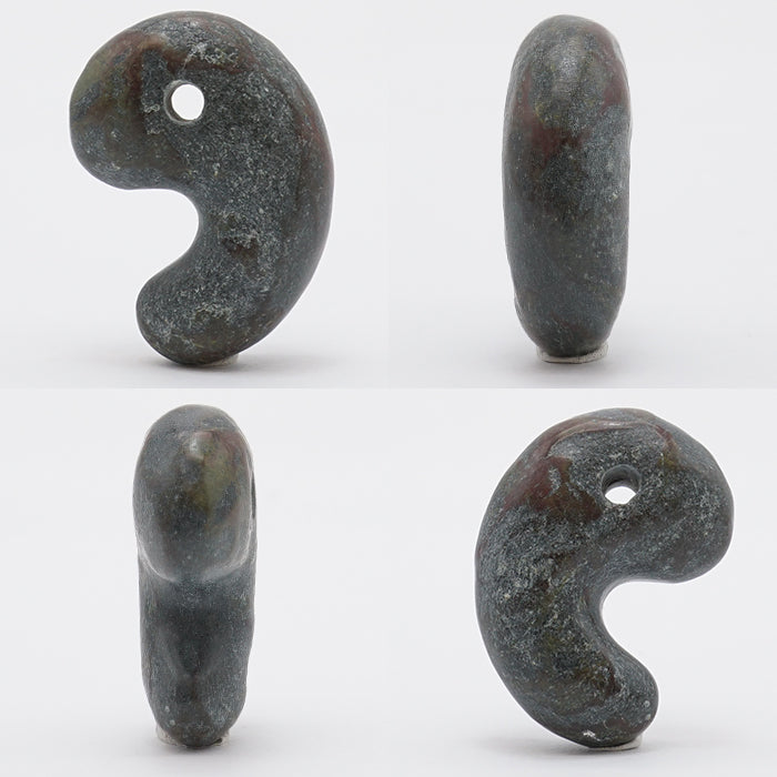 Japan Stones :  Grape Stone 30mm magatama commashape natural stones Health wealth stone