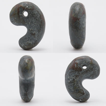 Japan Stones :  Grape Stone 30mm magatama commashape natural stones Health wealth stone
