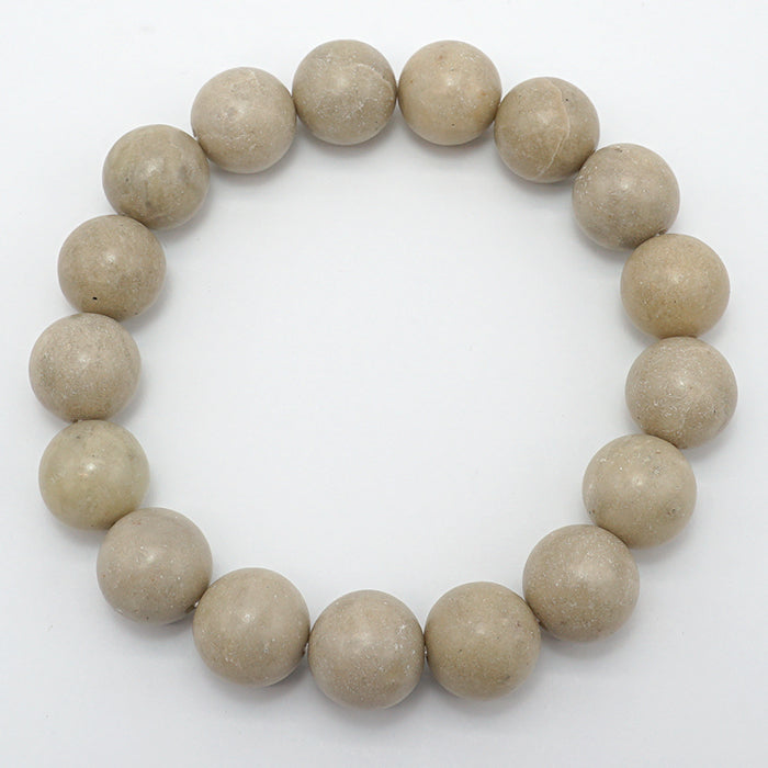 Japan Stones :  Fairy Skin Diaspore 12mm bracelet natural stones Health wealth stones