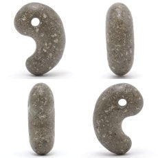 Suwa Tetsuhei Hook-shaped Pendant, Approximately 25mm, Nagano Prefecture Origin, Japanese Famous Stone, Power Stone