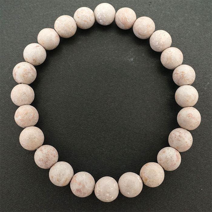 Japan Stones : Pink Fairy Skin 8mm bracelet natural stones Health wealth stones