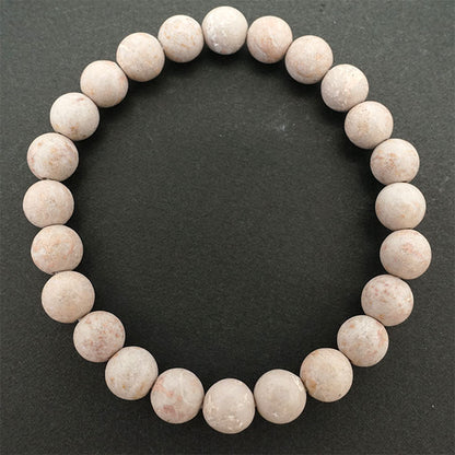 Japan Stones : Pink Fairy Skin 8mm bracelet natural stones Health wealth stones