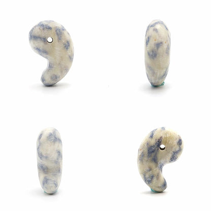 Japan Stones :  Fairy Skin Sapphire magatama commashape 30mm bracelet natural stones Health wealth stones