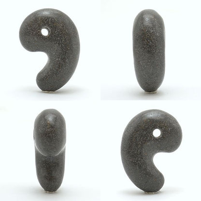 Japan Stones : Geomarksite 3cm magatama commashape natural stones Health wealth stones