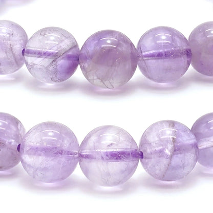 Japan Stones :  Gunma amethyst 10mm bracelet natural stones Health wealth stones