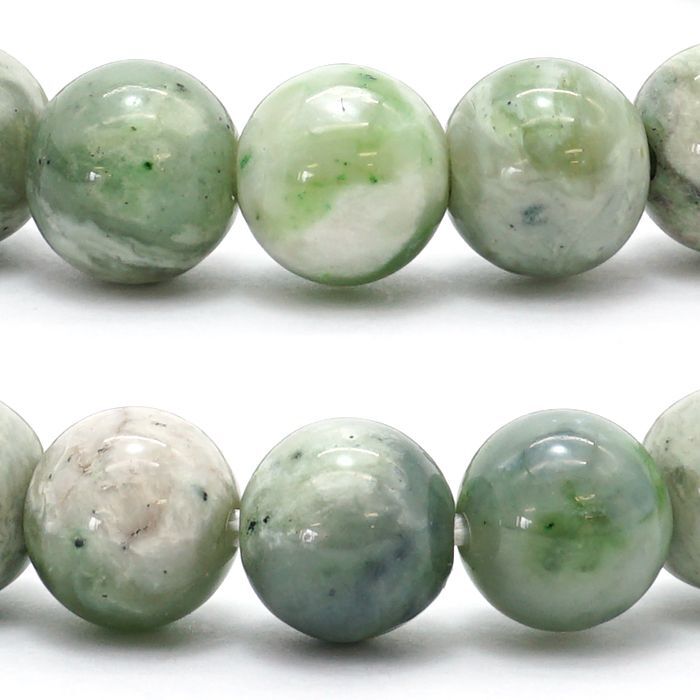 Japan Stones : Hidaka Jade 8mm bracelet natural stones Health wealth stones