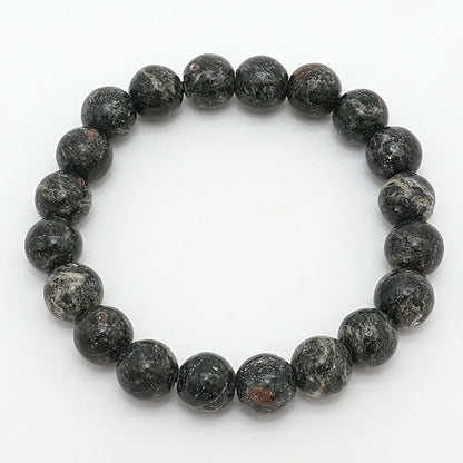 Japan Stones: Black Hide Garnet 10mm SRank bracelet natural stones Health wealth stones
