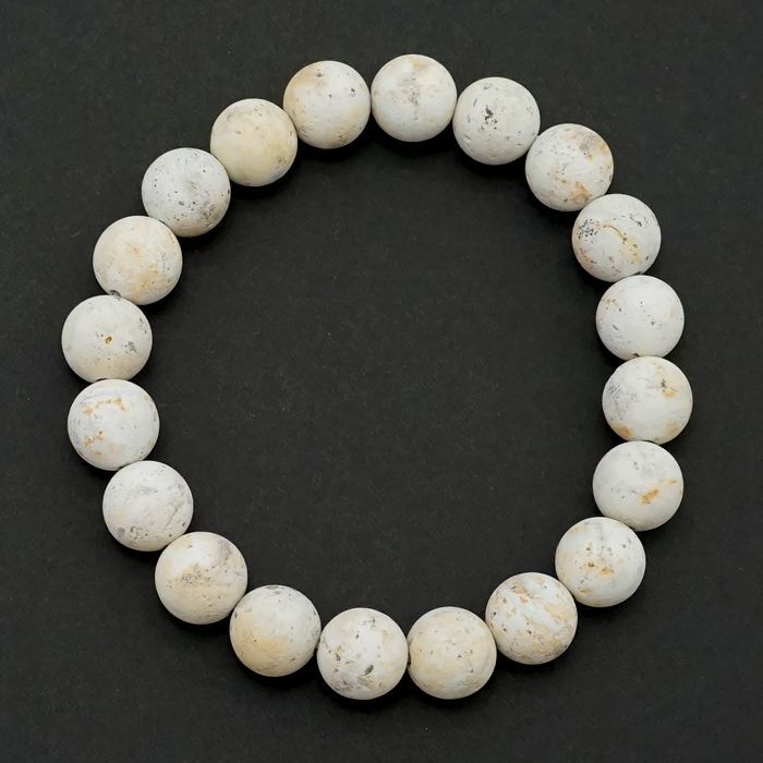 Japan Stones :  IZUMO Zeolite  10mm bracelet natural stones Health wealth stones