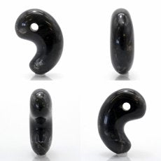 Kumano Yakuseki Hook-shaped Pendant 25mm, Mie Prefecture Origin, Kumano City, Amulet, Purification, Japanese Famous Stone, Natural Stone, Power Stone, Color Stone