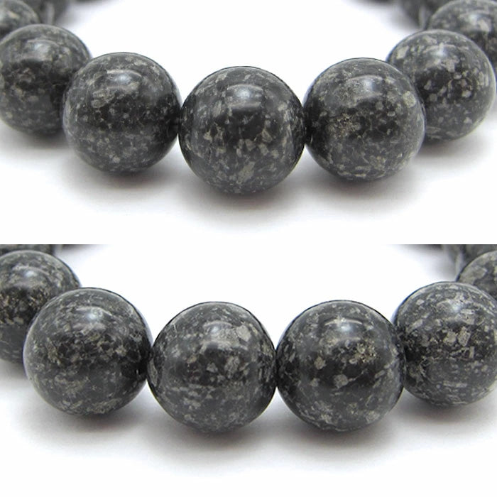 Japan Stones : ONTAKE Black Stone 12mm bracelet natural stones Health wealth stones