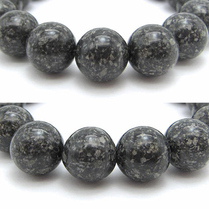 Japan Stones : ONTAKE Black Stone 12mm bracelet natural stones Health wealth stones