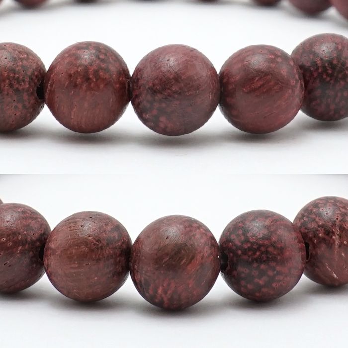 World wood (Brasil)- Purpleheart 8mm bracelet  natural stones Health wealth