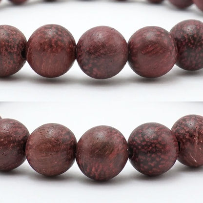 World wood (Brasil)- Purpleheart 8mm bracelet  natural stones Health wealth