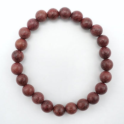 World wood (Brasil)- Purpleheart 8mm bracelet  natural stones Health wealth