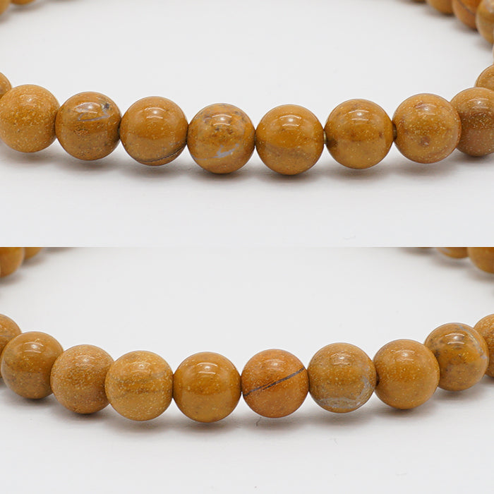 Japan Stones : SADO YUFUOGYOKU 6mm bracelet natural stones Health wealth stones