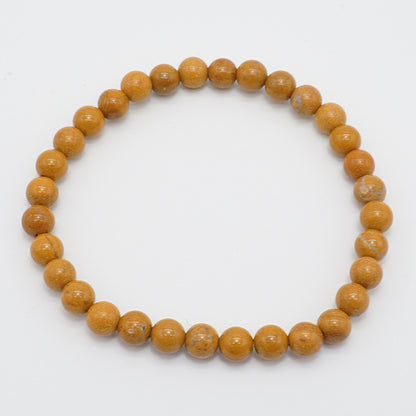 Japan Stones : SADO YUFUOGYOKU 6mm bracelet natural stones Health wealth stones