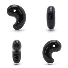 Sanukite comma shape magatama, Kagawa Prefecture Origin, Sanukite, Amulet, Purification, Natural Stone, Power Stone, Japanese Famous Stone