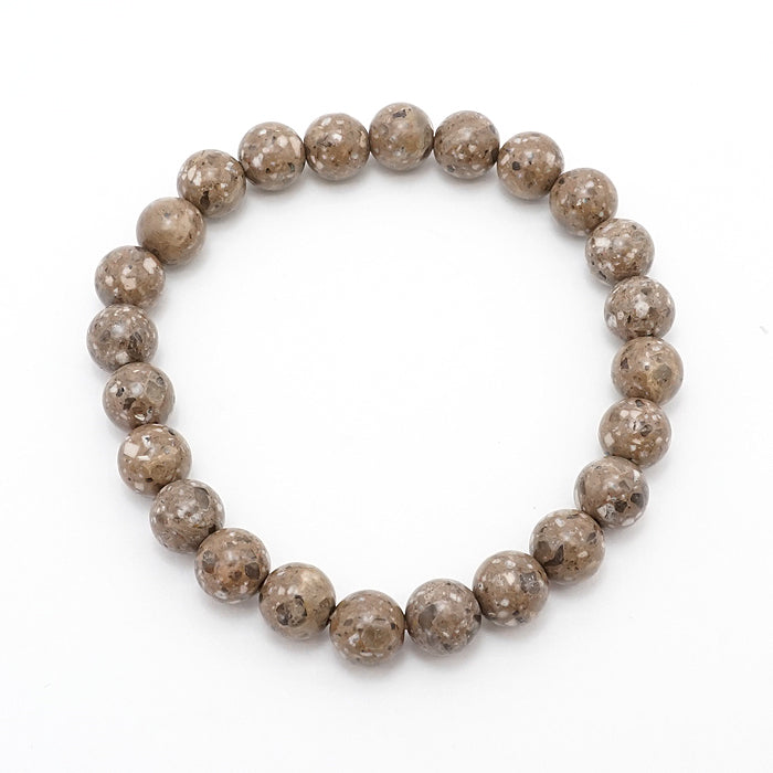 Japan Stones : Tamba Stone 8mm bracelet natural stones Health wealth stones