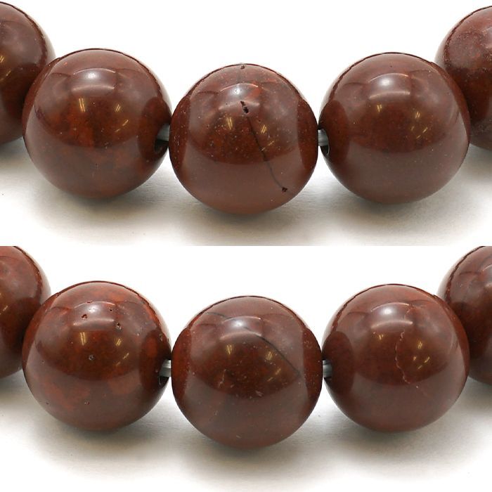 Japan Stones :  Yamagata Jasper RED 10mm bracelet natural stones Health wealth stones