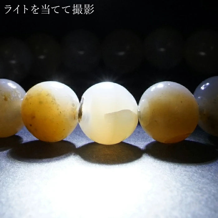 日本寶石生日石：十二月富士熔岩石 6 毫米手鍊天然寶石健康財富寶石